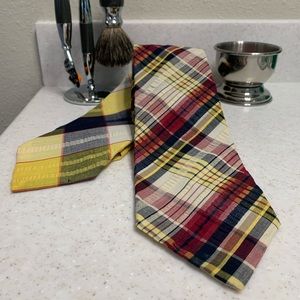 Rooster Plaid Ties